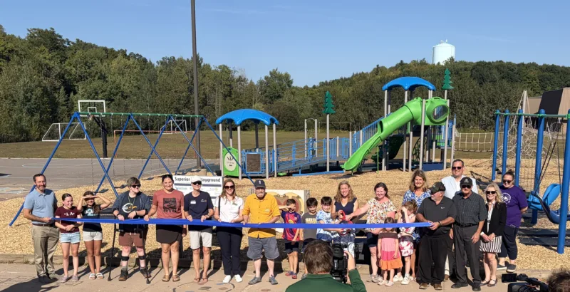 Superior Hills Elementary opens new playground